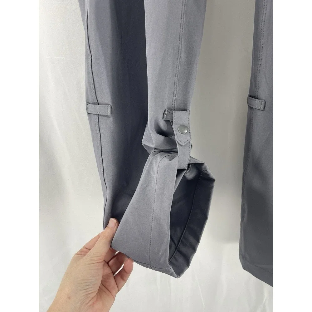 Rei Co-op  Kartoni Women's Roll Up Pants Grey Size 4 Hiking Outdoor SPF